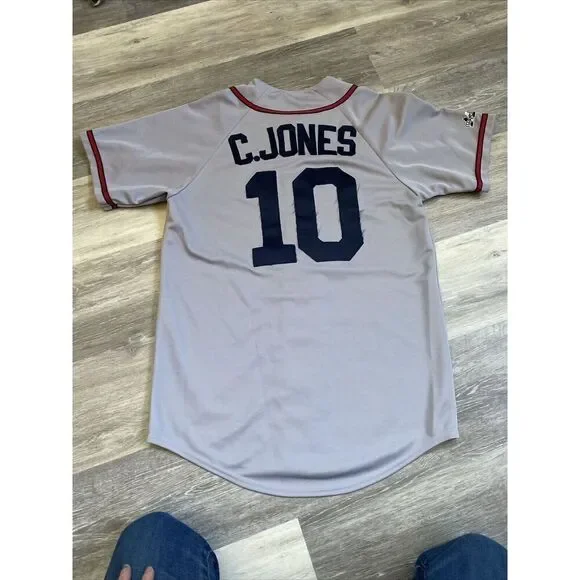 国内外の人気集結！ C.JONES Majestic Braves Atlanta 応援グッズ #10